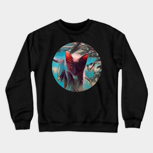 Catlike floppy cat Crewneck Sweatshirt by GoranDesign